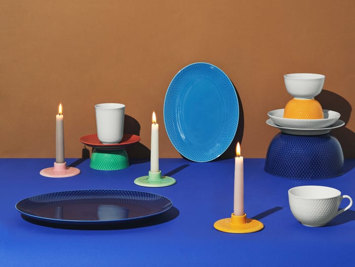 Rhombe lysestake 3 cm, Rosa Lyngby Porcelæn