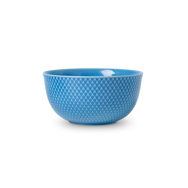 Rhombe serveringskål Ø17,5 cm - Blå - Lyngby Porcelæn