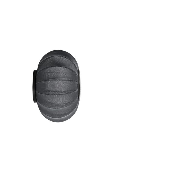 Knit-Wit 45 Oval vegg- og taklampe, Black Made By Hand