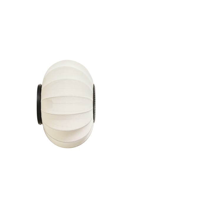 Knit-Wit 45 Oval vegg- og taklampe, Pearl white Made By Hand