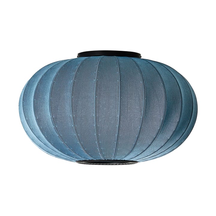 Knit-Wit 57 Oval vegg- og taklampe - Blue stone - Made By Hand