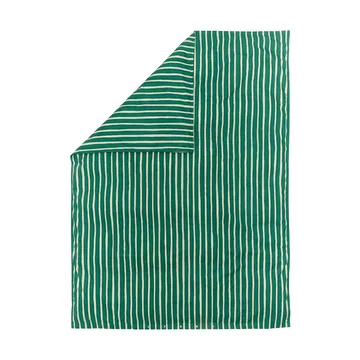 Iso Piccolo dynetrekk - Off white-emerald - Marimekko