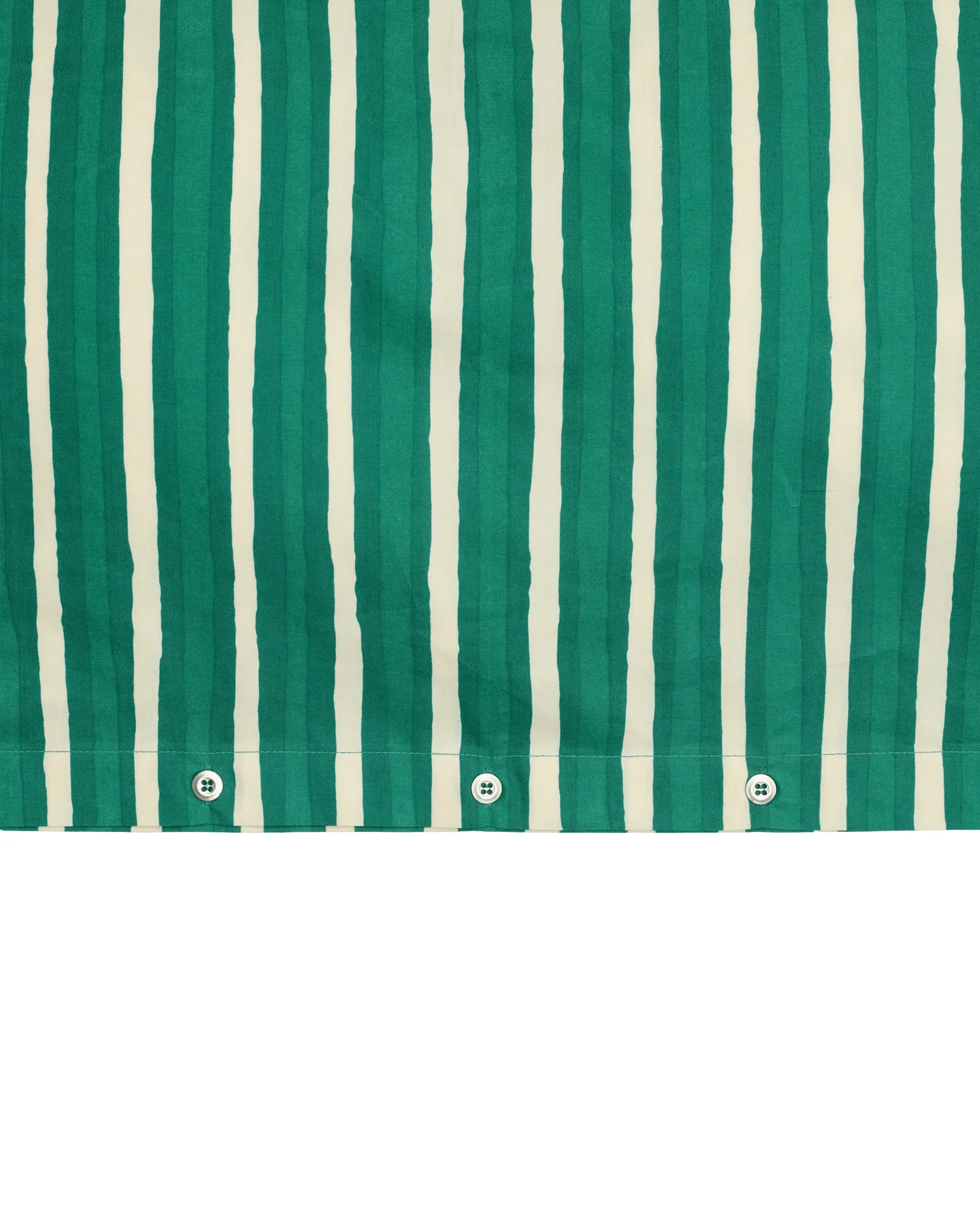 Iso Piccolo dynetrekk, Off white-emerald Marimekko