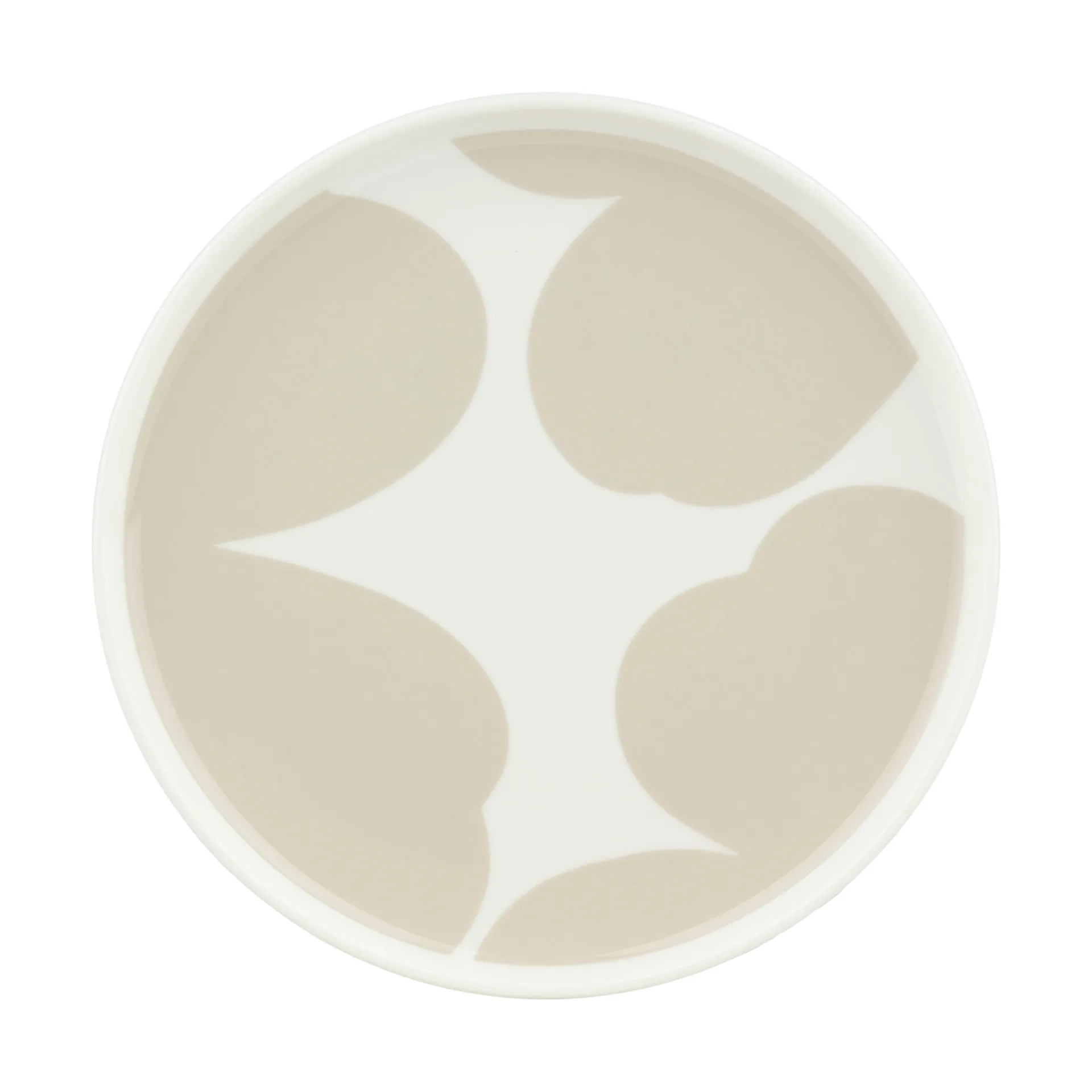 Iso Unikko asjett Ø20 cm, White-straw Marimekko