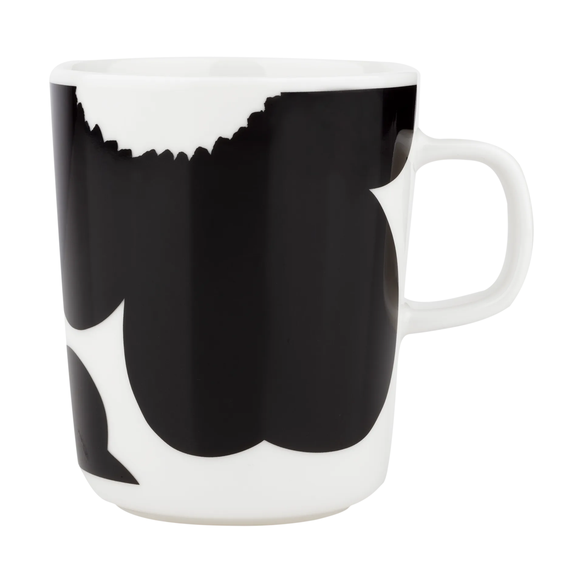 Iso Unikko kopp 25 cl, White-black Marimekko