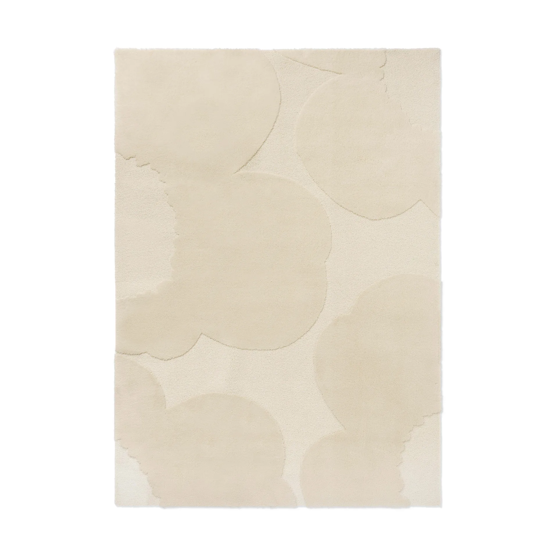 Iso Unikko ullteppe, Natural White, 140x200 cm Marimekko