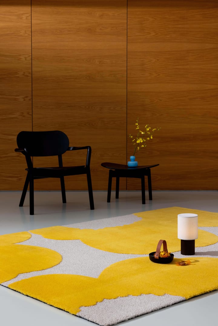 Iso Unikko ullteppe, Yellow, 140x200 cm Marimekko