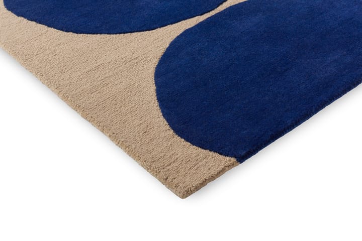 Isot Kvitet ullteppe, Blue, 170x240 cm Marimekko