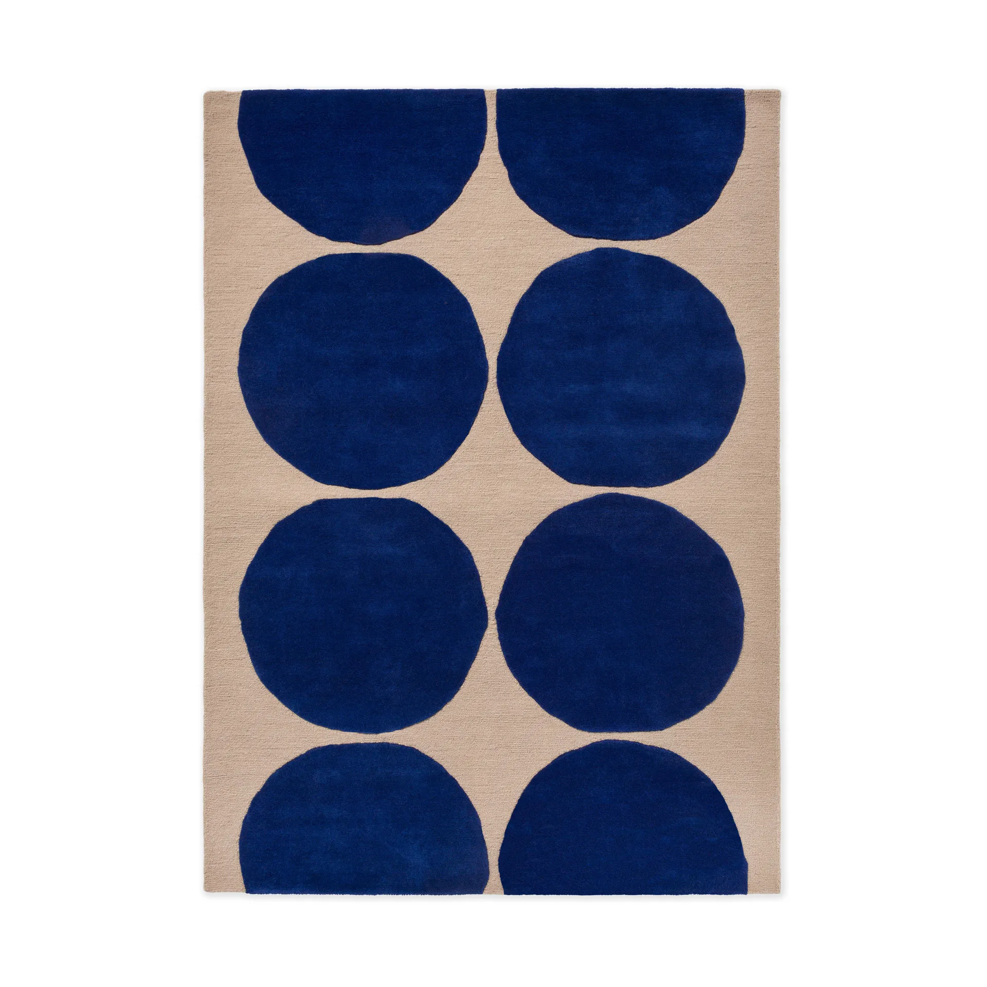 Isot Kvitet ullteppe, Blue250x350 cm Marimekko
