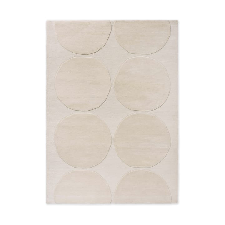 Isot Kvitet ullteppe - Natural White, 140x200 cm - Marimekko