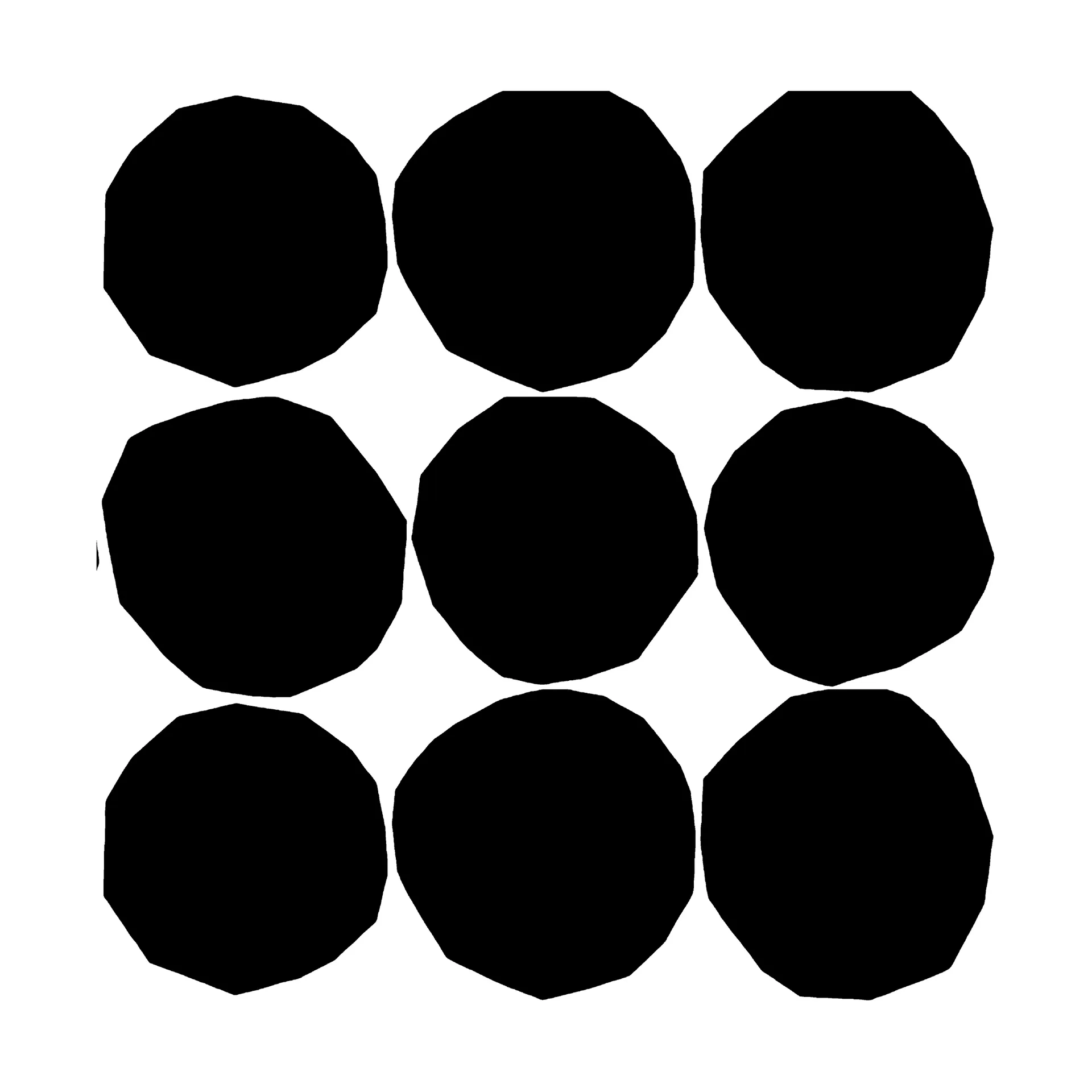 Kivet servietter 33x33 cm 20-pk, Black-White Marimekko