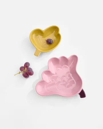 Kukasta Kukkaan asjett - Ochre, Ø9 cm - Marimekko