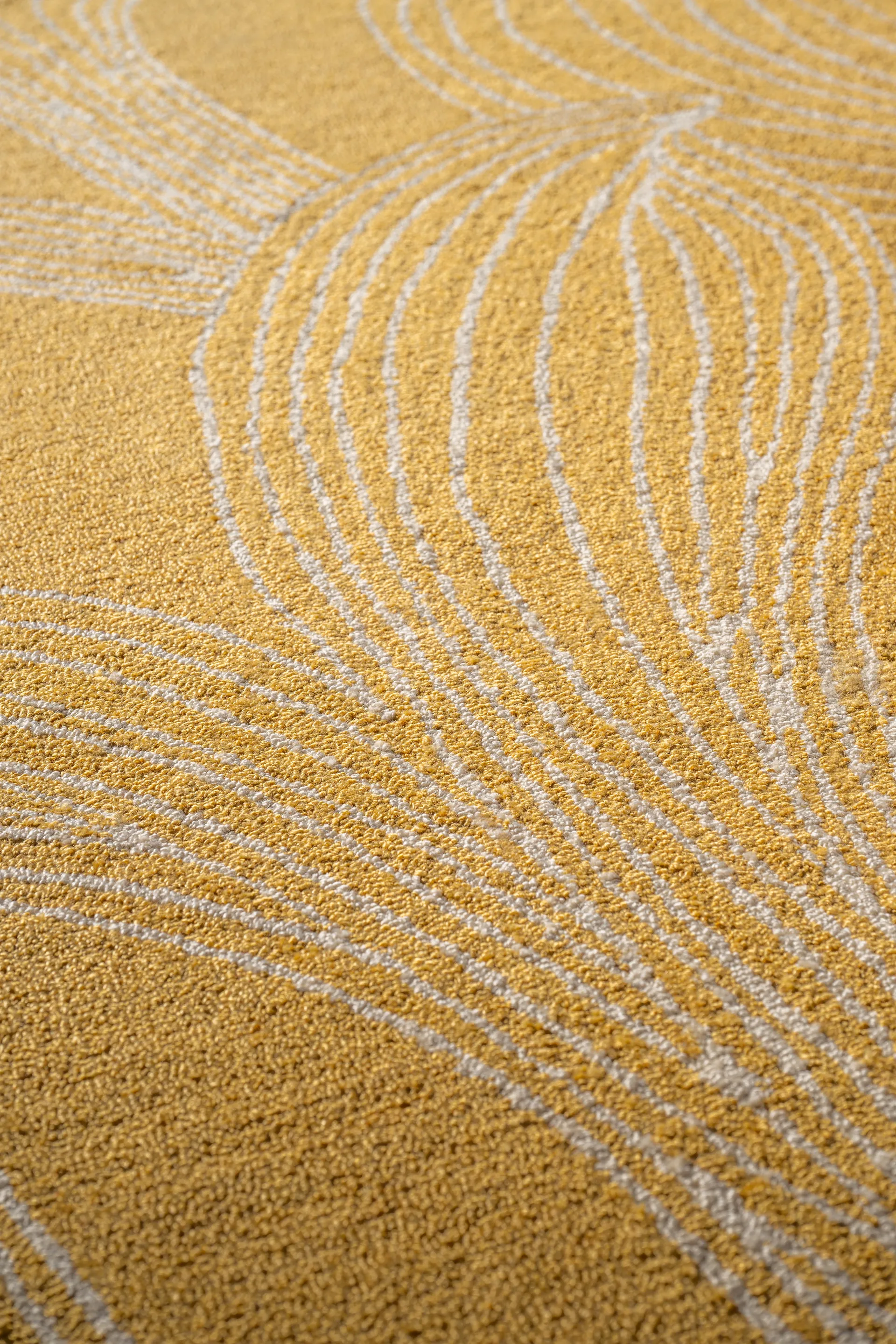 Kukat puhkeavat teppe outdoor, Straw, 140x200 cm Marimekko