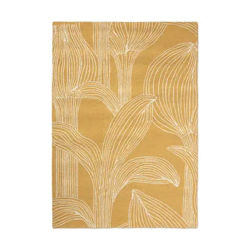 Kukat puhkeavat teppe outdoor - Straw, 200x280 cm - Marimekko
