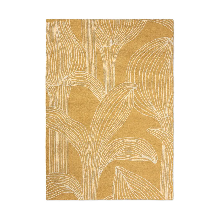 Kukat puhkeavat teppe outdoor - Straw, 200x280 cm - Marimekko