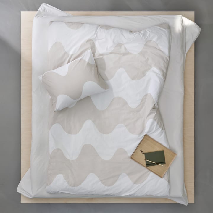 Lokki putetrekk 50x60 cm, Beige-hvit Marimekko