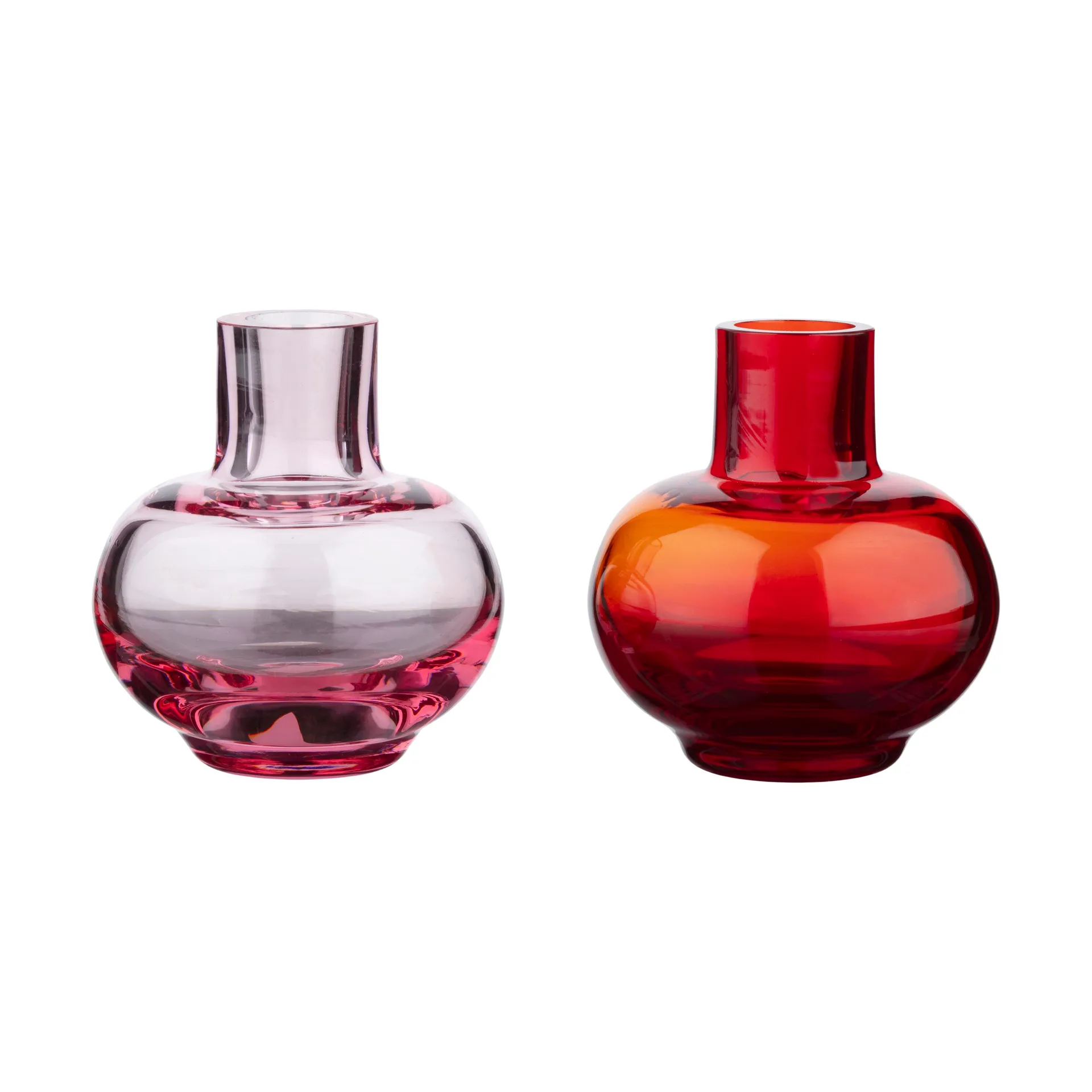 Mini vase 2 deler, Ruby red-pink Marimekko