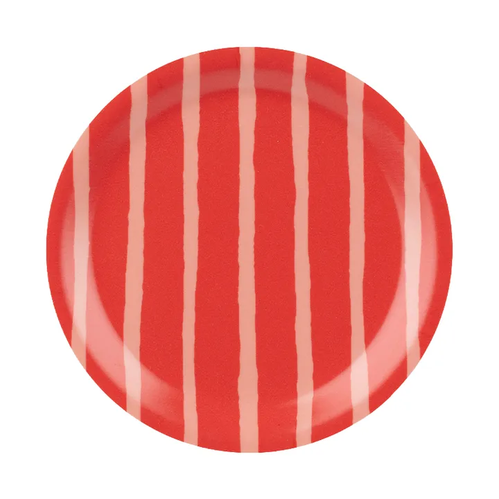 Piccolo glassbrikker - Salmon red-orange red, Ø11 cm - Marimekko