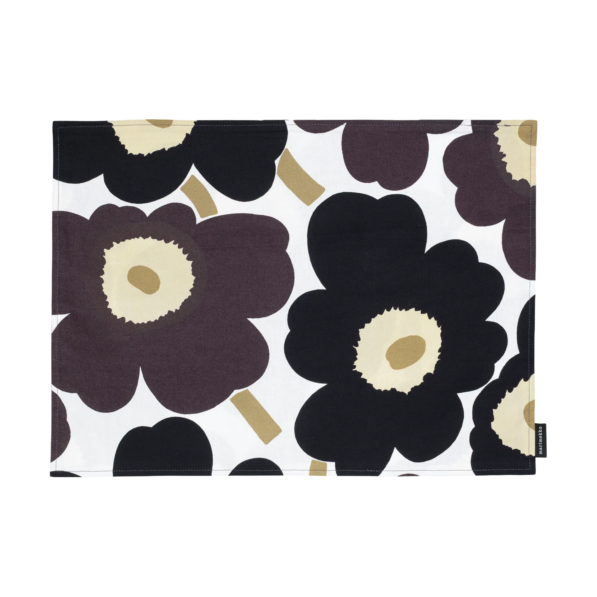 Pieni unikko bordbrikke akryl, White-dark grey-beige Marimekko