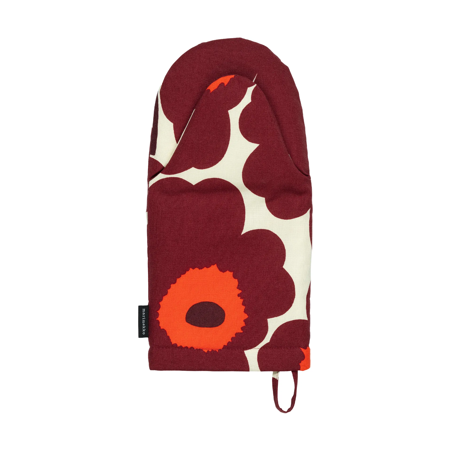 Pieni Unikko grytevott , Vanilla-wine red-red Marimekko