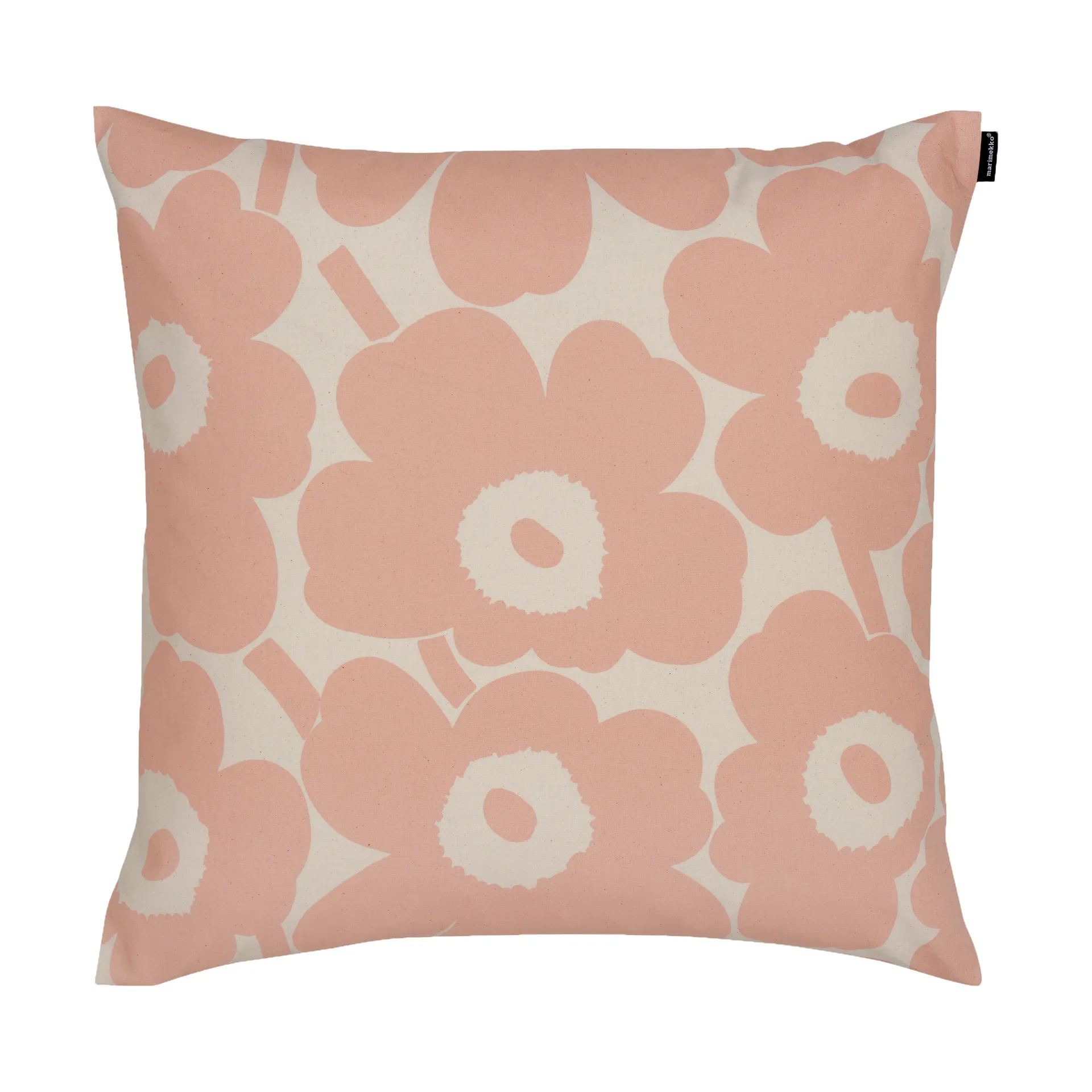 Pieni Unikko putetrekk 50x50 cm, Cotton-peach Marimekko