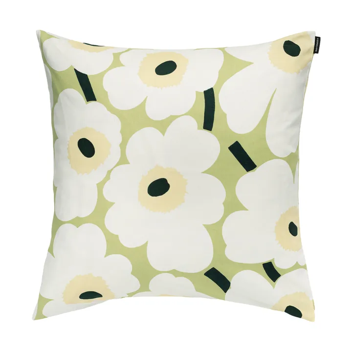 Pieni Unikko putetrekk 50x50 cm - Pear, off white, melon - Marimekko