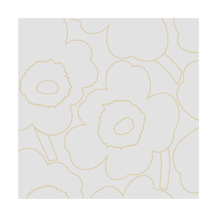 Piirto Unikko serviett 33x33 cm 20-pk - Cream Gold - Marimekko