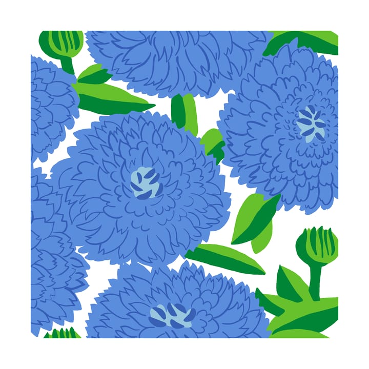 Primavera serviett 33 x 33 cm 20-pk - Blue - Marimekko
