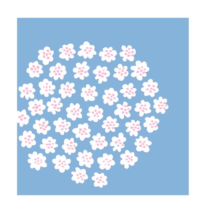 Puketti serviett 33x33 cm 20-pk - Light Blue - Marimekko