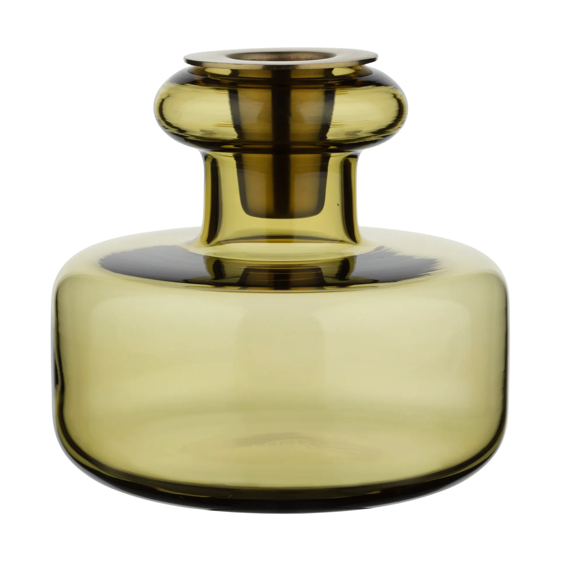 Puteli lysestake Ø10,5 cm, Green umber Marimekko