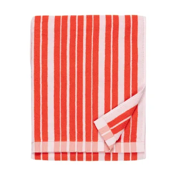 Raide badehåndkle 70x150 cm - Red-light pink - Marimekko