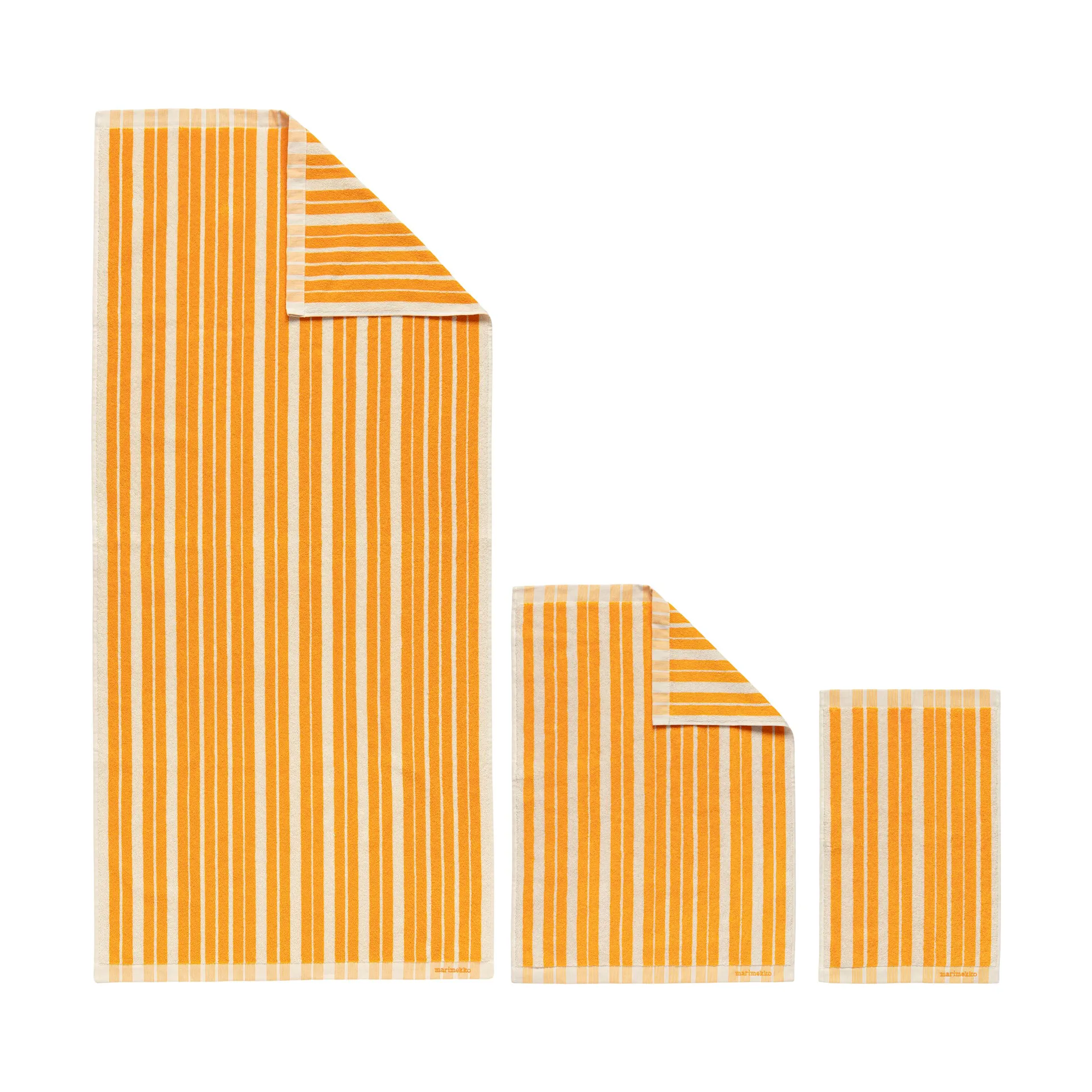 Raide gjestehåndkle 30x50 cm, Gul Marimekko