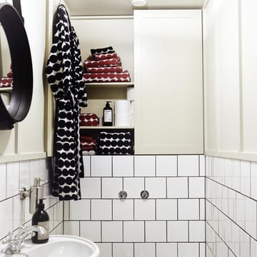 Räsymatto håndkle svart - Gjestehåndkle 30x50 cm - Marimekko