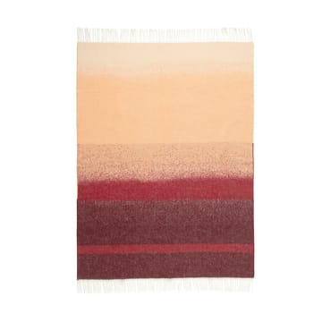 Selänne pledd 130x170 cm - Burgundy-off white, peach - Marimekko