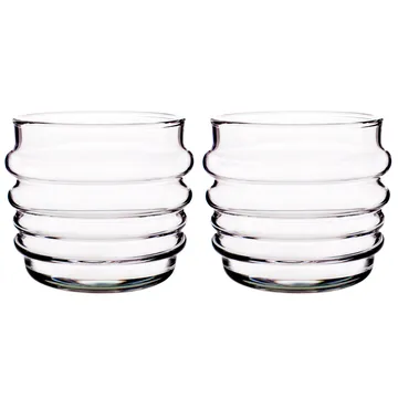 Sukat Makkaralla glass 2-pk - klar 2-pack - Marimekko