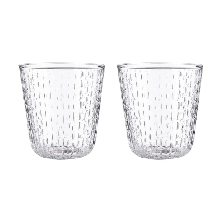 Syksy tumbler glass 36 cl 2-pakning - Klar - Marimekko