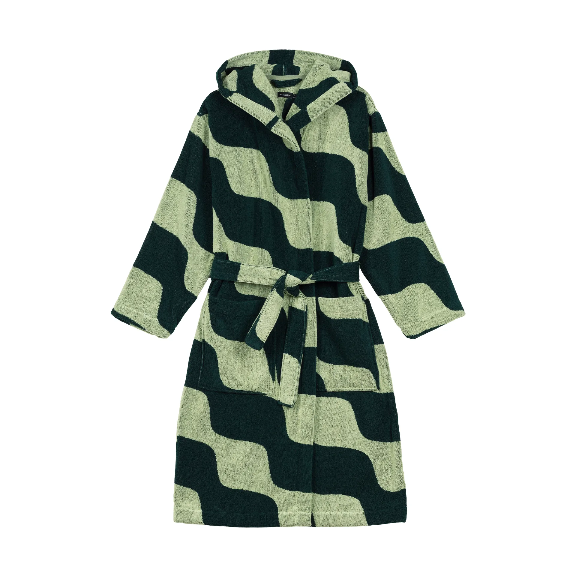 Taifuuni badekåpe bomull, Pear-dark green, M Marimekko