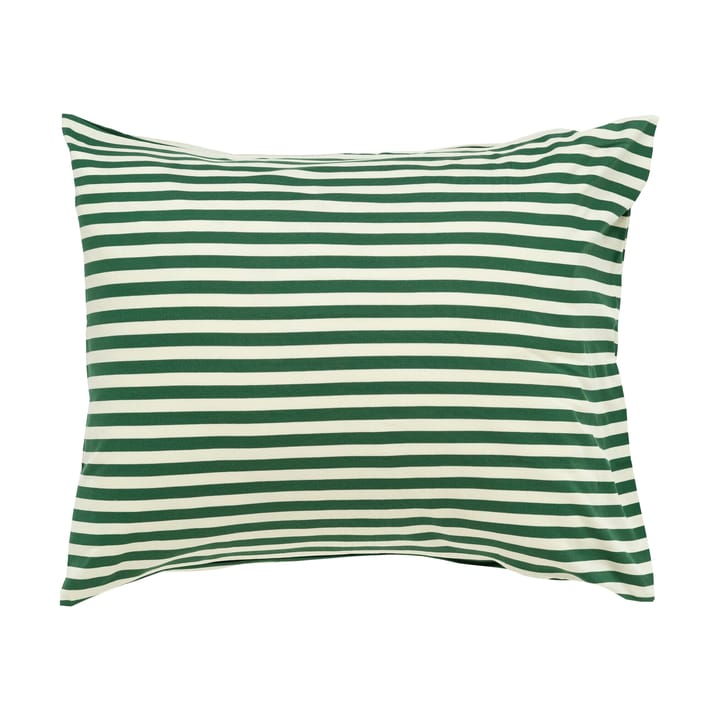 Tasaraita putetrekk 50x60 cm - Off white-dark green - Marimekko