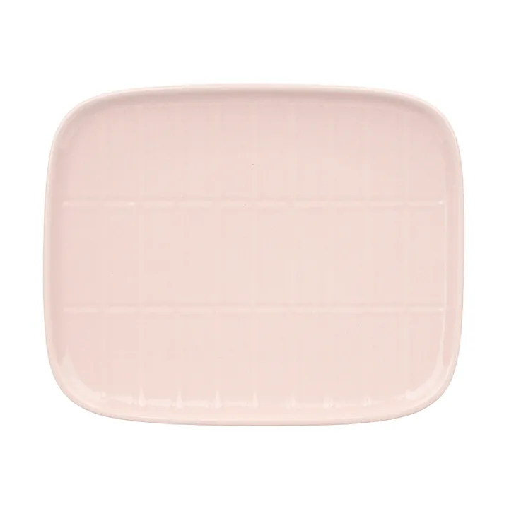 Tiiliskivi tallerken 12 x 15 cm - Light pink - Marimekko
