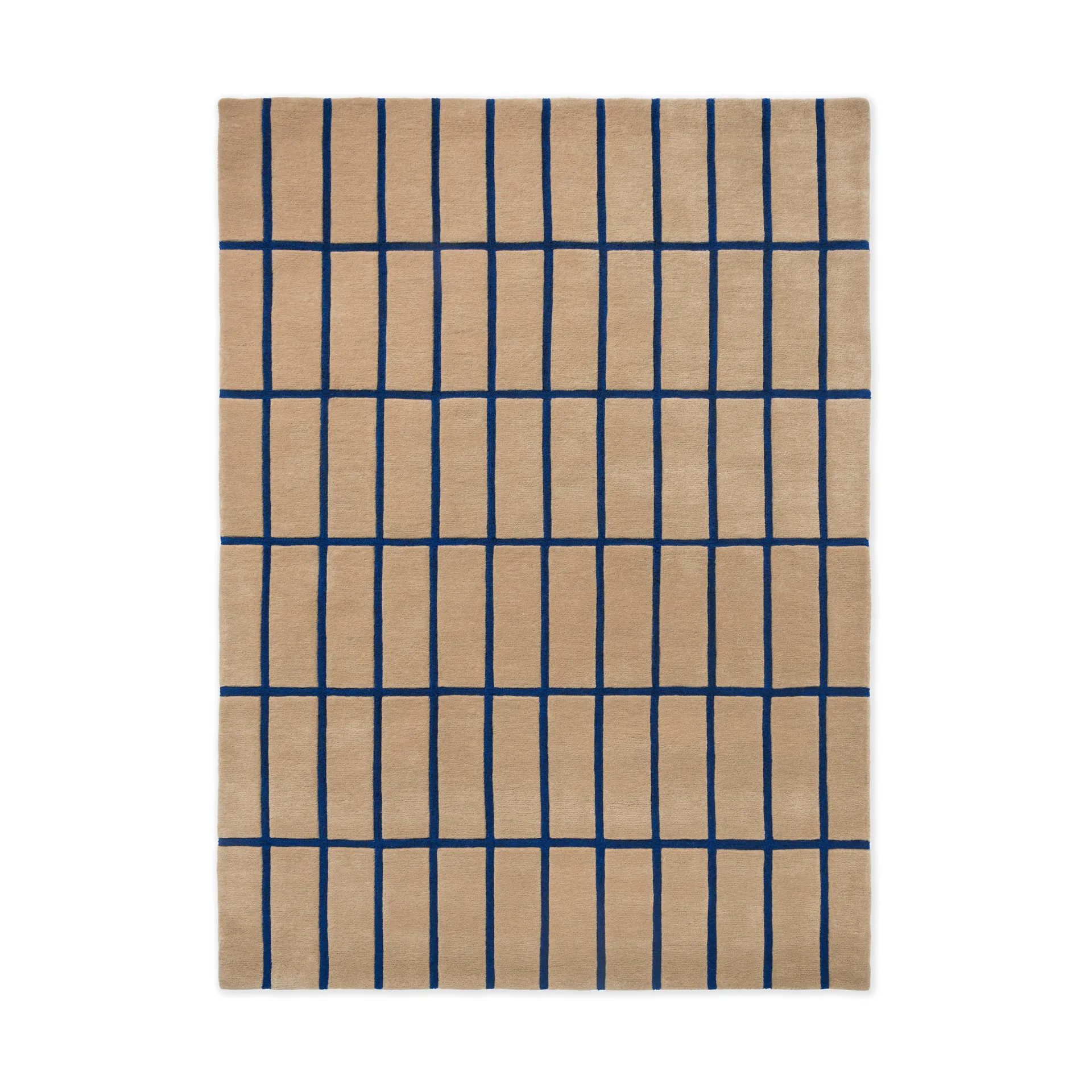 Tiiliskivi ullteppe, Bright Blue, 170x240 cm Marimekko