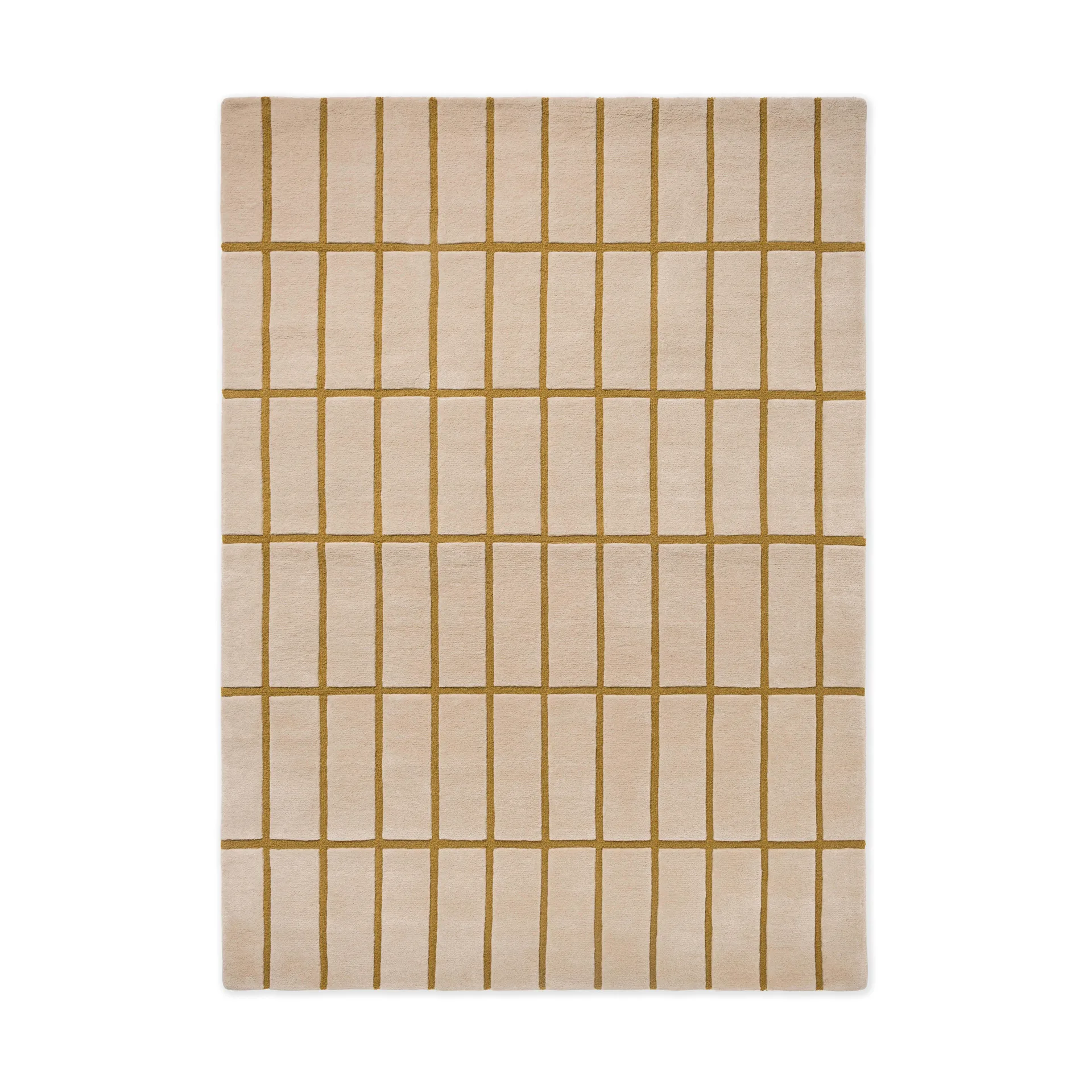 Tiiliskivi ullteppe, Bronze Yellow, 250x350 cm Marimekko