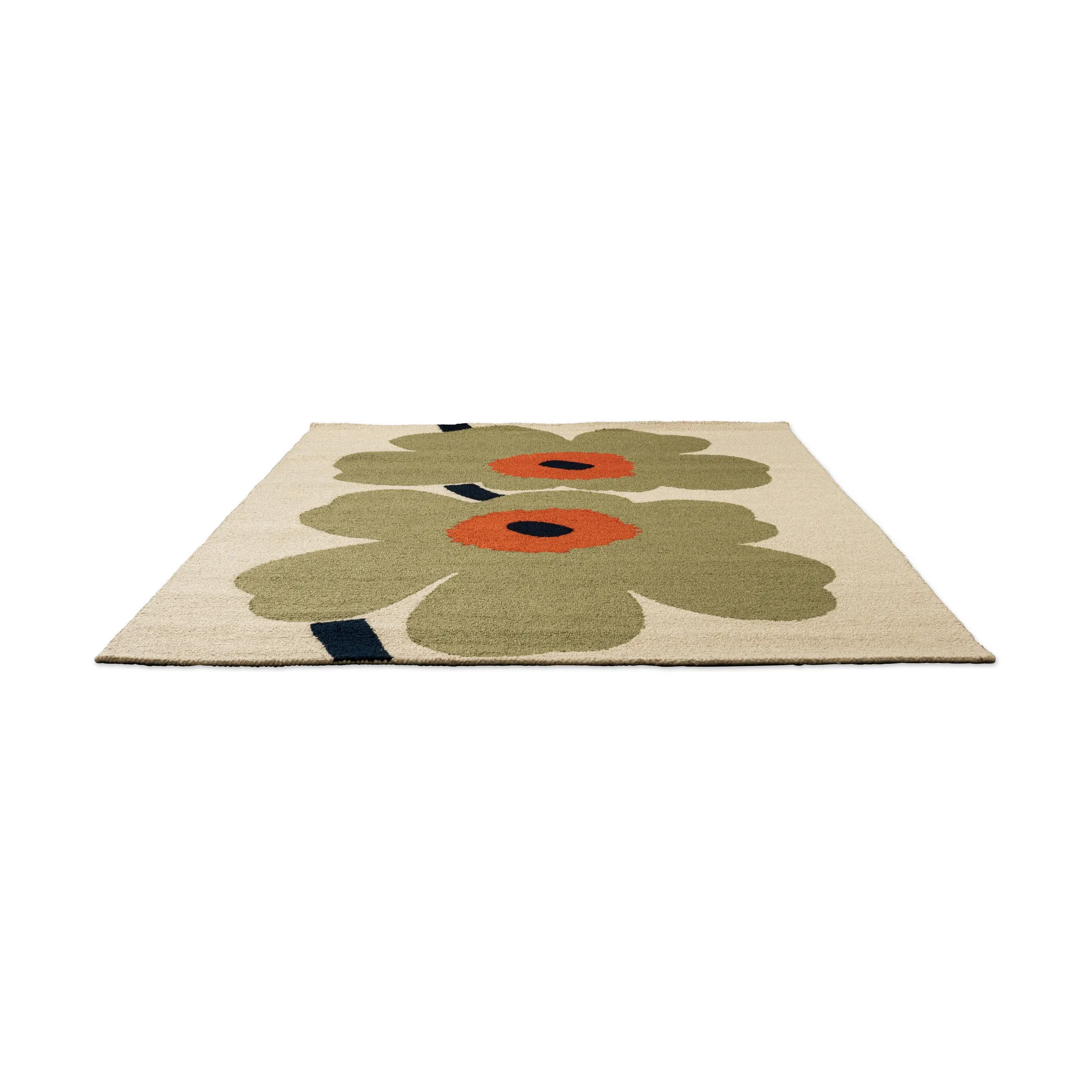 Unikko anniversary teppe outdoor, Dusty green, 160x230 cm Marimekko