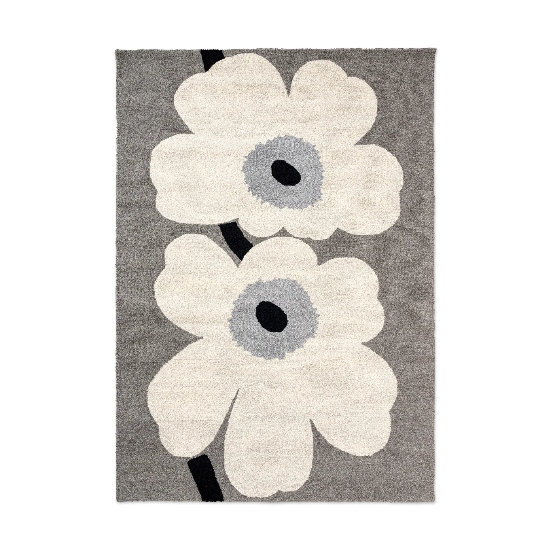 Unikko anniversary teppe outdoor, Grey, 200x280 cm Marimekko