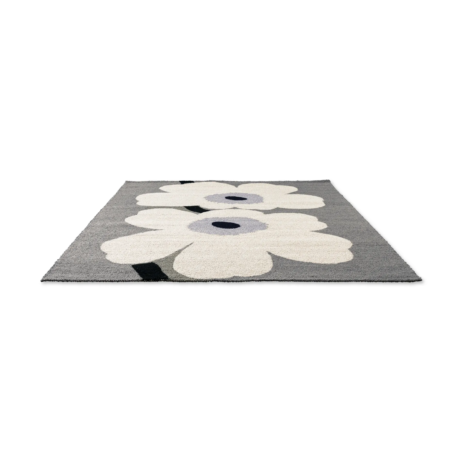 Unikko anniversary teppe outdoor, Grey, 250x350 cm Marimekko