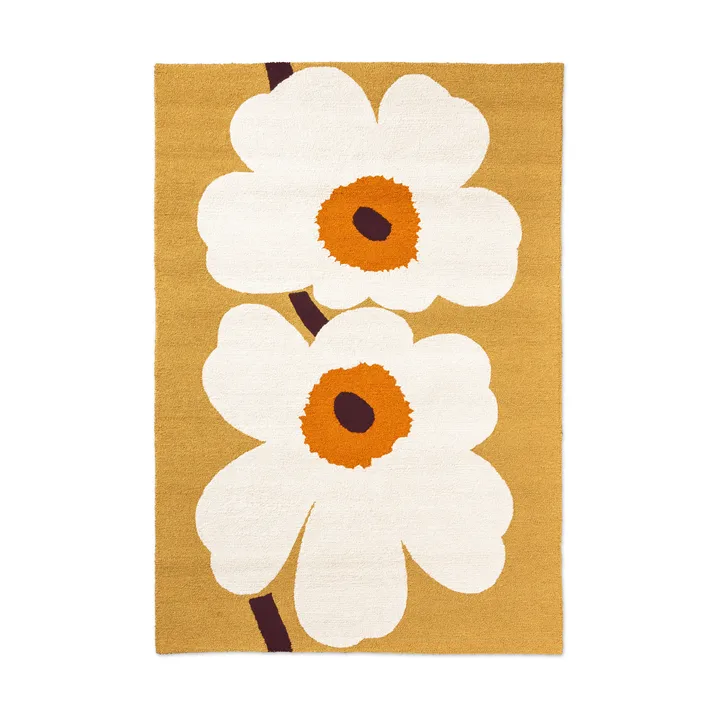 Unikko anniversary teppe outdoor - Honey, 250x350 cm - Marimekko