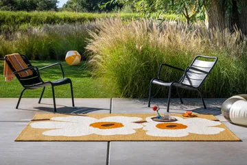 Unikko anniversary teppe outdoor - Honey, 250x350 cm - Marimekko