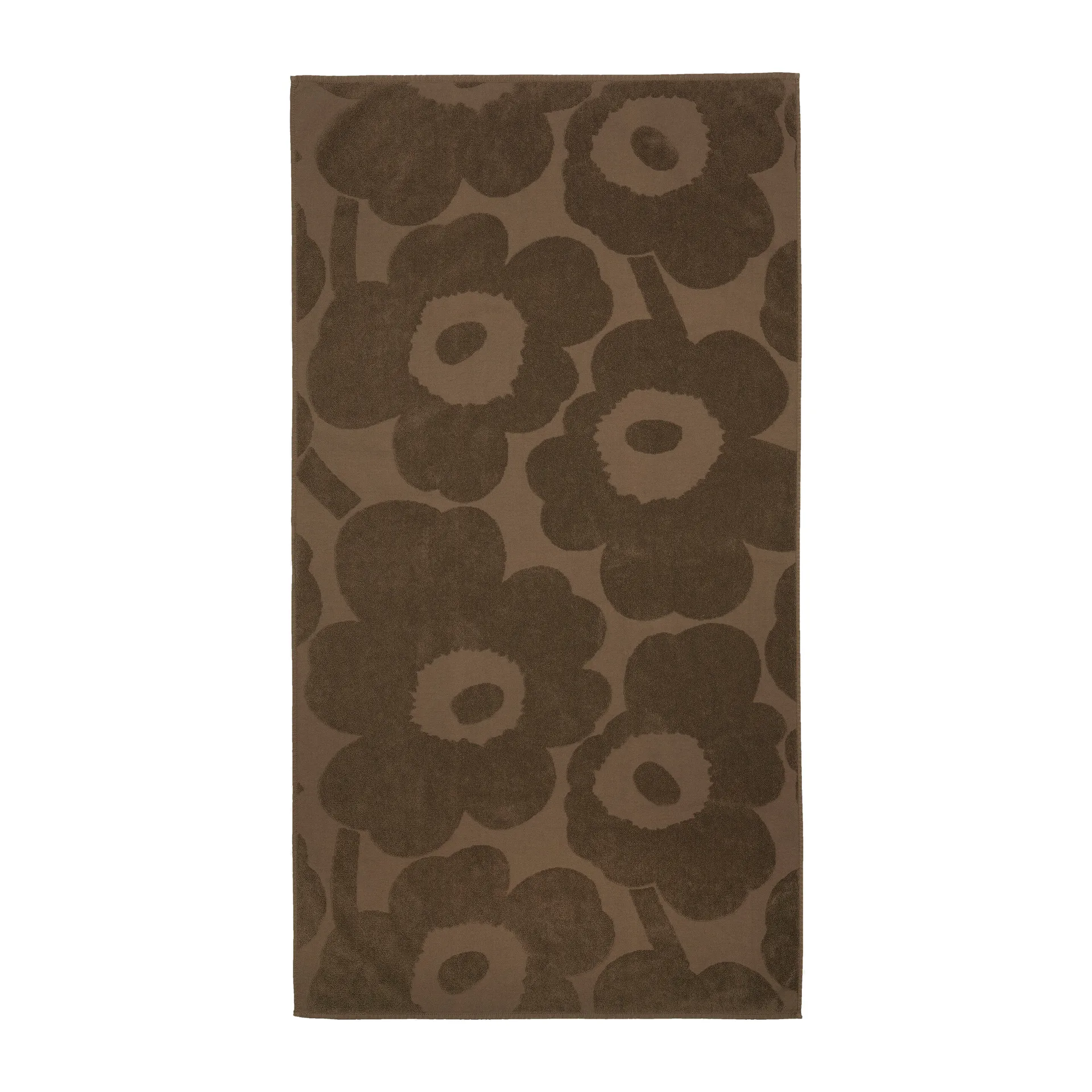 Unikko badehåndkle 70x150 cm, dark sand Marimekko