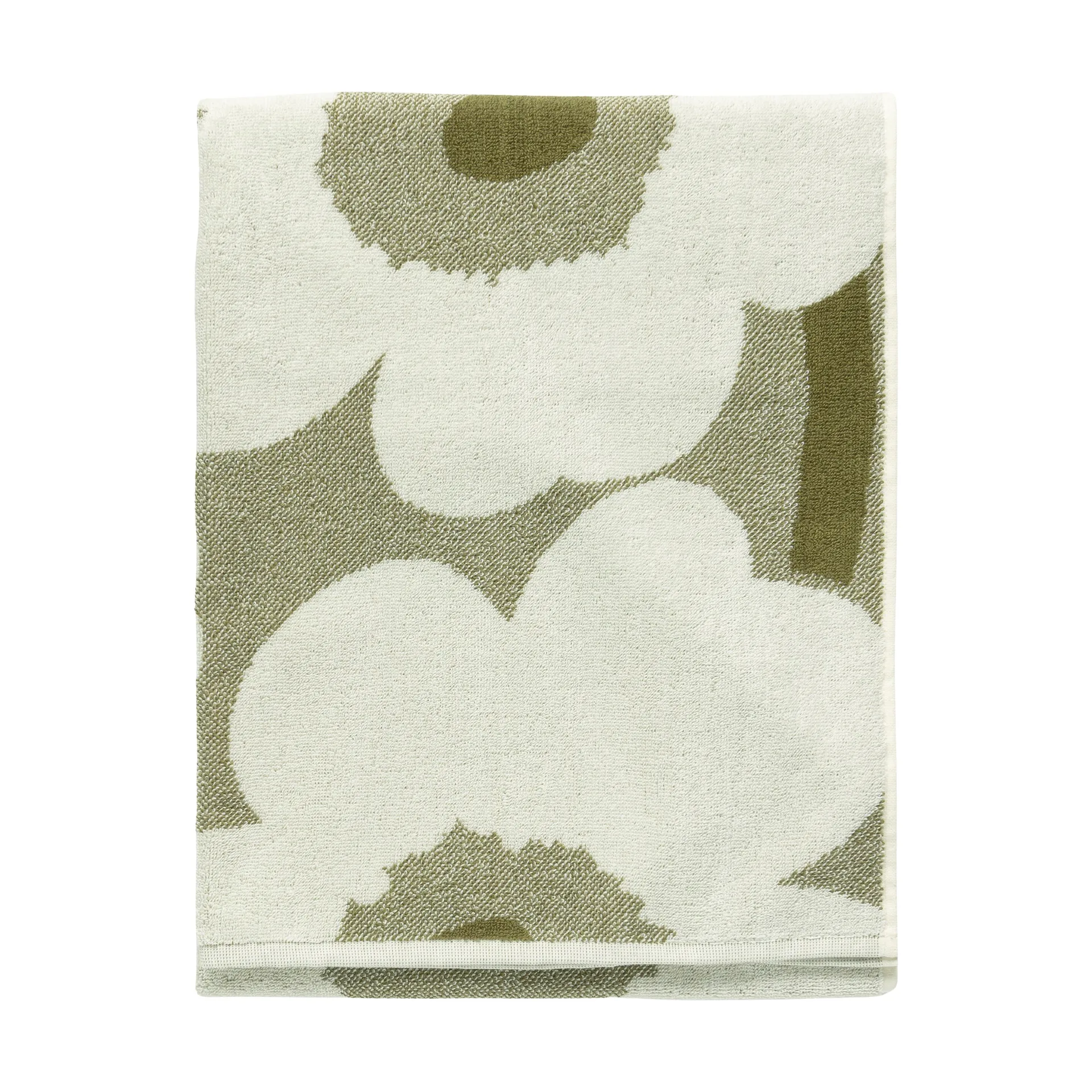 Unikko badelaken 70x150 cm, Green umber-cream Marimekko