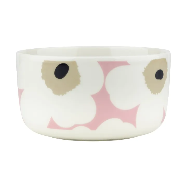 Unikko bolle 5 dl - Off white-pink-sand-charcoal - Marimekko