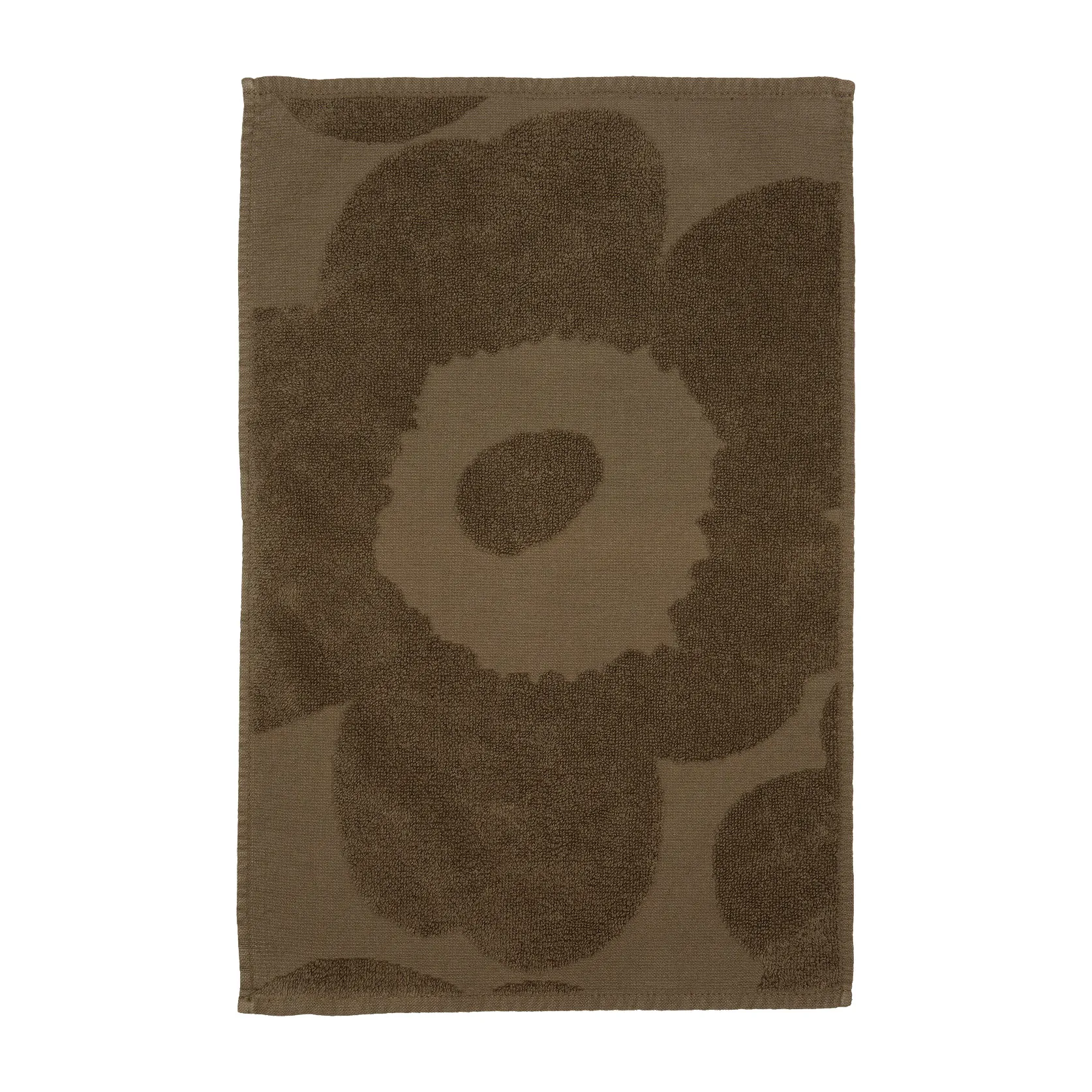 Unikko gjestehåndkle 30x50 cm, dark sand Marimekko